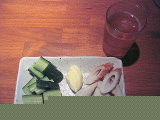 夕食(涙)